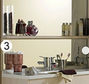  Crédence miroir Céline larg. 140 cm,  2 fi...