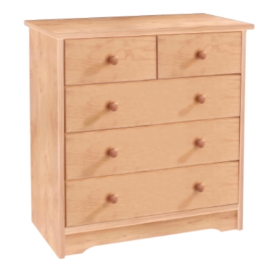 Commode 5 tiroirs Iris brut à peindre   