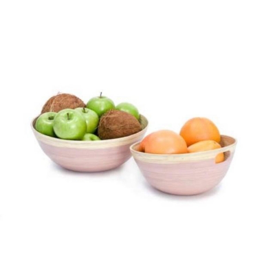 Saladier en bambou ECORCE D'ORANGE, 4 co lori...