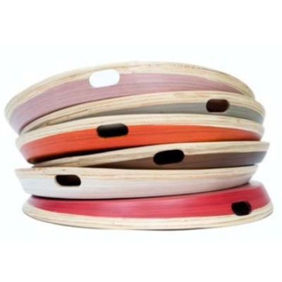 Plateau en bambou ECORCE D'ORANGE, 4 col oris...