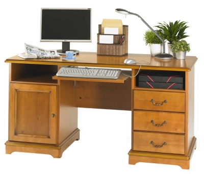 Bureau de ministre FLORAC merisier 