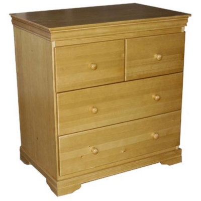 Commode 4 tiroirs Filou teintée miel  