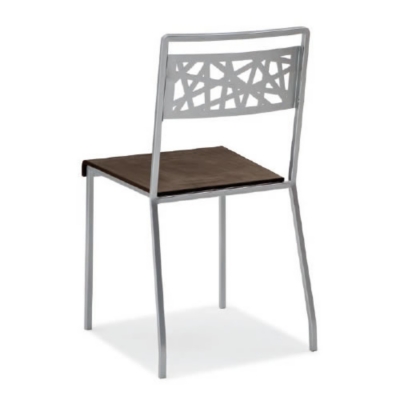 Lot de 2 chaises empilables Zigzag   