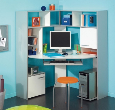 Bureau d’angle et son surmeuble Nasa 