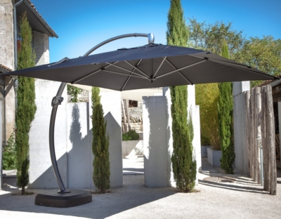 Parasol déporté inclinable OCEO Arc 3,5 x 3...