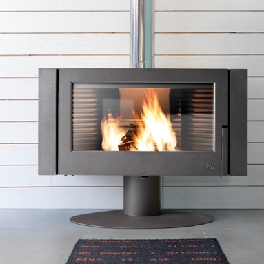 Po&ecirc;le &agrave; bois Antaya INVICTA fonte anthracite