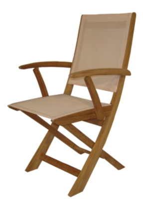 Lot de 2 fauteuils Saphir teck  TFT/Batyline® pour 325€