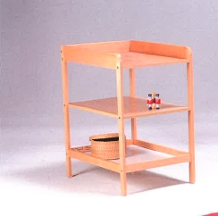 Table à langer Ludo vernis natu...