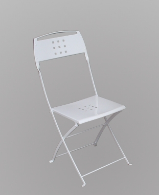 lot de 2 chaises pliantes Vallauris  acier la...