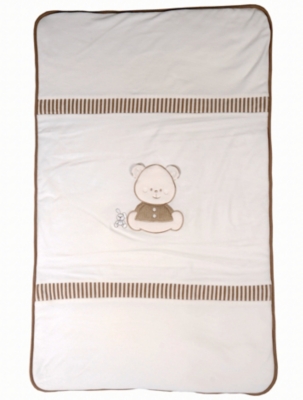 Edredon velours coton bio Teddy   