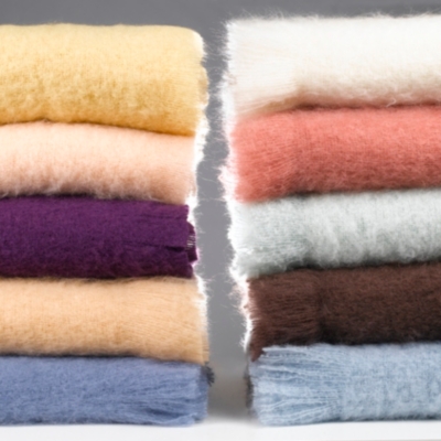 Couverture mohair Courchevel OURSON, 10  colo...