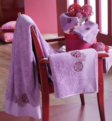 Linge de bain brodé Topaze TRADILINGE   