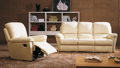 Ensemble canap&eacute; 3 places + fauteuil de relaxation Cam&eacute;l&eacute;on ,