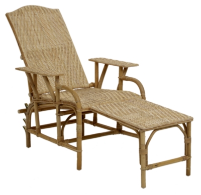 Chaise longue rotin Grand-Mère   