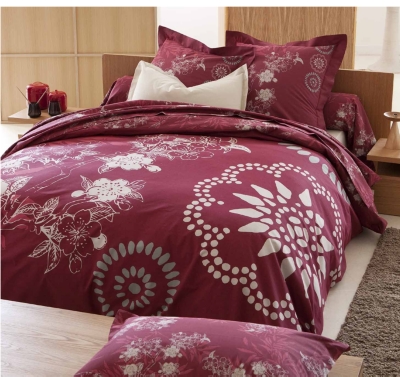 Taie d'oreiller Cherry carmin TRADILINGE   