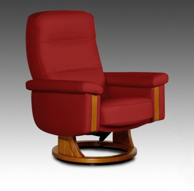 Fauteuil de relaxation manuel cuir Imp&eacute;rial ,