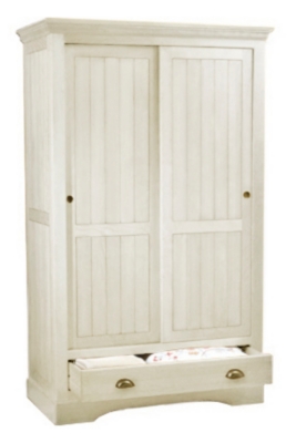 Armoire Régate larg 121cm 2 portes bois coulissantes, 1 tiroir pour 1305€