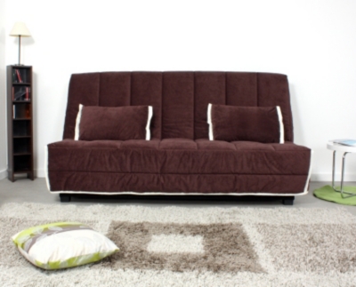 Banquette Clic-Clac Vanina,  matelas DUNLOPIL...