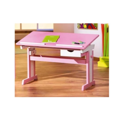 Bureau Baloo, Rose et blanc   