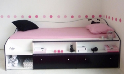 Lit Paolina avec tiroirs 90 x 190 cm   