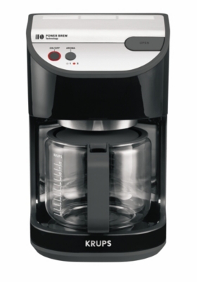 Cafetière KRUPS  KM5005 noir/inox brossé   