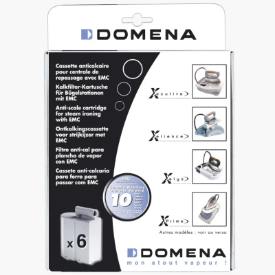 6 cassettes anticalcaire DOMENA pour  central...