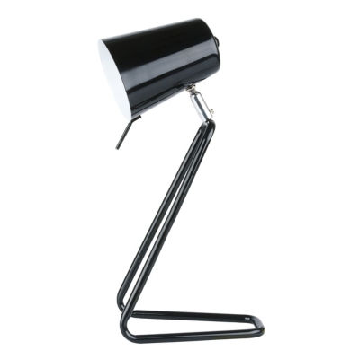 Lampe à poser Z noir, LEITMOTIV   
