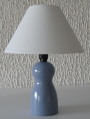 Lampe à poser Quille, bleu   