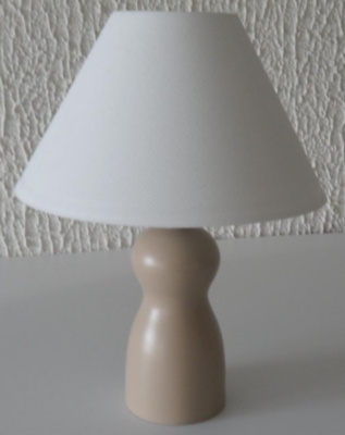 Lampe à poser Quille, lin   