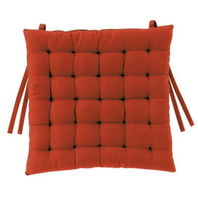 Galette de chaise Kali, rouge   