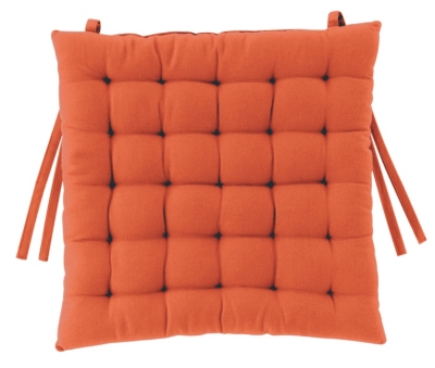 Galette de chaise Kali, orange   