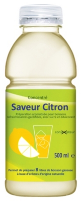 Lot de 6 concentrés Limonade citron  500 ml 