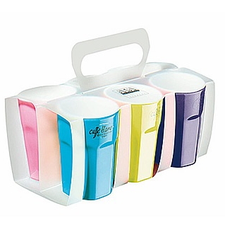 Lot de 6 gobelets expresso Crazy Pack AS A HO...