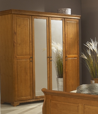 Armoire 4 portes Amandine   