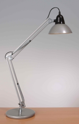 Lampe de bureau Archi, gris   