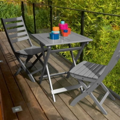 Table pliante 60 x 60 cm eucalyptus FSC   Bal...