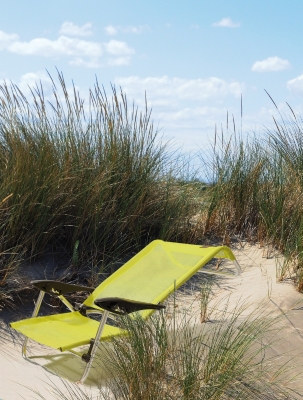 Lot de 2 fauteuils LAFUMA Beach Elips fun coloris Lime