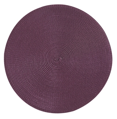 Lot de 4 sets de table Bulle aubergine   