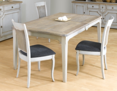 Table rectangulaire + 2 allonges Camélia   