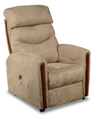 Fauteuil releveur microfibre Cannelle - Soldes (2)
