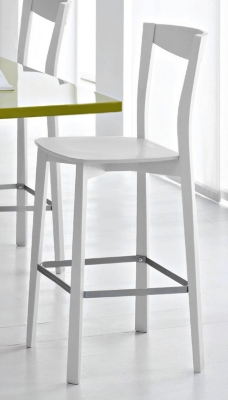 Chaise de bar laqu&eacute;e Chili