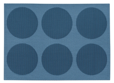 Lot de 2 sets de table Calvi bleu   