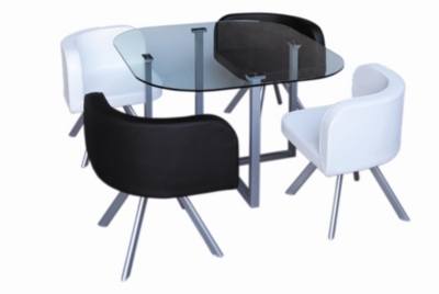 Table repas verre Domino   