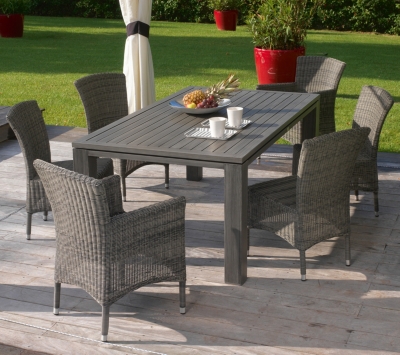 Table aluminium 180 x 100 cm Fie...