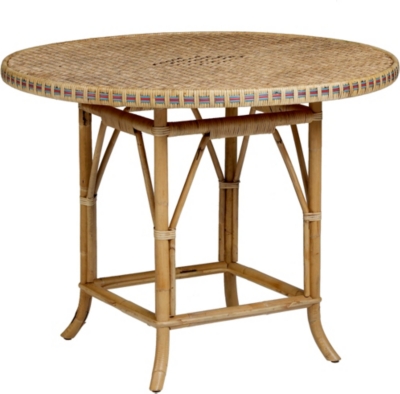 Table ronde Grand-Père 100cm avec  filets de...