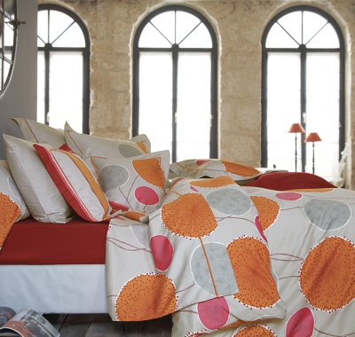 Housse de couette satin Gardenia SANDERS ON 