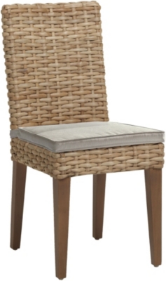 Lot de 2 chaises avec coussins K...