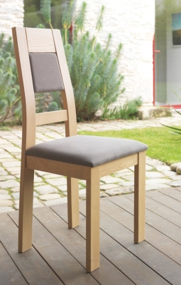 Lot 2 chaises frêne Congo  