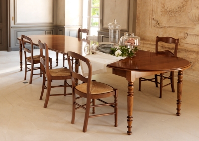 Table ronde à volets Ø 110 Léonnie,  tille...