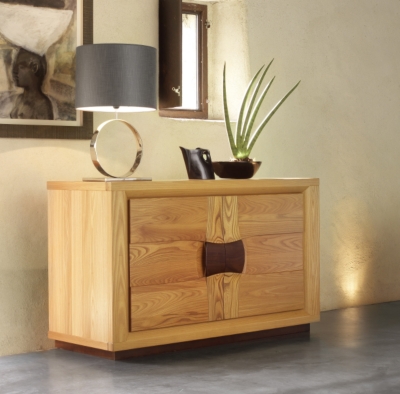 Buffet 2 portes orme/noyer Exoti...